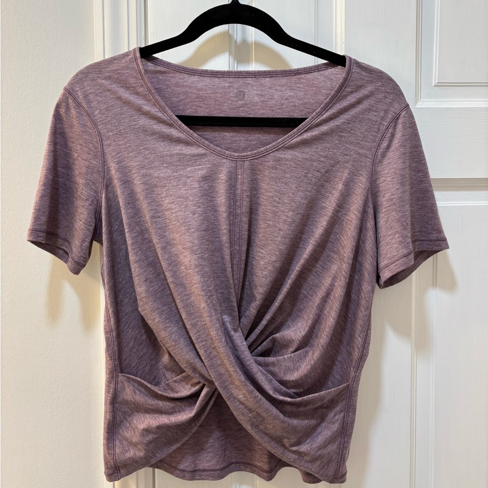 Twist Front Mauve Top Lululemon